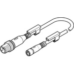 Festo Connector, NEBU-M8G3-K-0.5-M12G3 Series