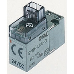 SMC SS3Y series 2 station Metric M5 Manifold Base