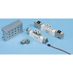 SMC SS5Y series 4 station G 1/4 Manifold