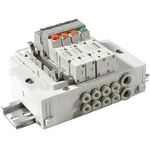 SMC SS5Y series 2 station Manifold