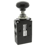 Norgren Push Button 3/2 Pneumatic Manual Control Valve 03 Series, G 1/4, 1/4in