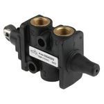 Norgren Roller 3/2 Pneumatic Manual Control Valve 03 Series, G 1/8, 1/8in
