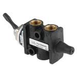 Norgren Toggle 3/2 Pneumatic Manual Control Valve Super X Series, G 1/8, 1/8in
