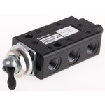 Norgren Toggle 5/2 Pneumatic Manual Control Valve X30 Series, G 1/8, 1/8in