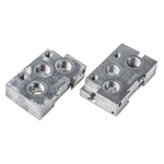 Festo NEV series 3 station G 1/2, G 1/8 Manifold End Base for use with Solenoid/Pneumatic Valves