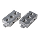 Festo NEV series 3 station G 3/8 Manifold End Base for use with Standard Valves
