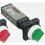 SMC Twist Selector 5/2 Pneumatic Manual Control Valve VZM500 Series, Rc 1/8, 1/8in