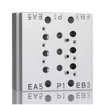 SMC SY3000 series 3 station G 1/8 Manifold