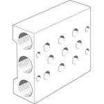Festo PRS series 3 station G 1/2 Manifold