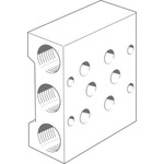 Festo PRS series 2 station G 3/8 Manifold