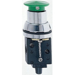 Norgren Push Button 3/2 Pneumatic Manual Control Valve 03 Series, G 1/8, 1/8in, III B