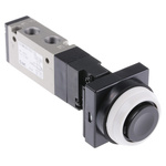 SMC Push Button 5/2 Pneumatic Manual Control Valve VZM500 Series, G 1/8, 1/8in