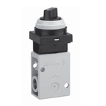 SMC Twist Selector Mechanical Valve VM200 Series, G 1/4, 1/4in