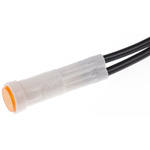Arcolectric Orange neon Indicator, Lead Wires Termination, 230 V ac, 8mm Mounting Hole Size