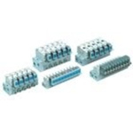 SYJ500 Base Mounted Type 41 Bar Manifold 6mm Fitting A Port 4 Station