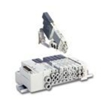 SQ1000 Plug In Type D-Sub Manifold 8 Station DIN Rail Mount