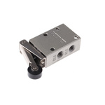 SMC Roller Lever 3/2 Pneumatic Manual Control Valve VM400 Series, Rc 1/8, 1/8in