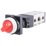 SMC Twist Selector 5/2 Pneumatic Manual Control Valve VFM300 Series, Rc 1/4, 1/4in