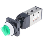 SMC Twist Selector 5/2 Pneumatic Manual Control Valve VFM300 Series, Rc 1/4, 1/4in