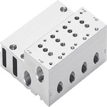 Festo MHA series 10 station G 1/4, G 1/8 Manifold for use with Solenoid Valve MHP3