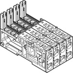Festo VMPAL series 4 station Sub Base for use with Valve Terminals MPA-L