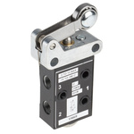 Norgren Roller 3/2 Pneumatic Manual Control Valve S/666 Series, G 1/8, 1/8in
