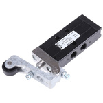 Parker Roller 5/2 Pneumatic Manual Control Valve B43 Series, G 1/8, 1/8in
