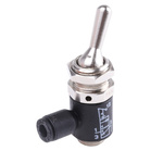 Legris Toggle Lever 3/2 Pneumatic Manual Control Valve 7800 Series, G 1/8, 1/8in