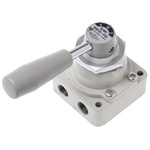 SMC Handle 4/3 Pneumatic Manual Control Valve VH Series, G 1/4, 1/4in