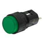 Idec Green Indicator, Solder Termination, 24 V dc, 16.2mm Mounting Hole Size