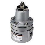 SMC 2/2 Pneumatic Manual Control Valve IL Series, NPT 1/4, 1/4