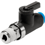 Festo Manual Bistable Pneumatic Manual Control Valve QH Series, R 1/8, 1/8in, 153487