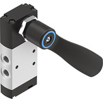 Festo Lever 5/3 Pneumatic Manual Control Valve VHEF Series, G 1/8, 1/8in, 4165857