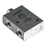 Festo Plunger 3/2 Pneumatic Manual Control Valve VMEF Series, G 1/8, 1/8in, 8031295