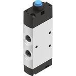 Festo Plunger 5/2 Pneumatic Manual Control Valve VMEF Series, G 1/4, 1/4in, 8031319
