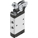 Festo Roller Lever 5/2 Pneumatic Manual Control Valve VMEF Series, G 1/8, 1/8in, 8047092