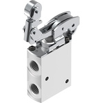 Festo Roller Lever 5/2 Pneumatic Manual Control Valve VMEF Series, G 1/4, 1/4in, 8047103