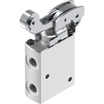 Festo Roller Lever 3/2 Pneumatic Manual Control Valve VMEF Series, G 1/8, 1/8in, 8049239