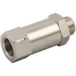 RS PRO 6063 Non Return Valve 1/8 in Male Inlet, 2 to 8bar