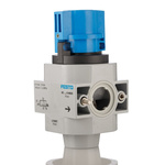 Festo Locking Shut-Off Valve 3/2 Bistable Pneumatic Manual Control Valve HE Series, G 3/8, 3/8, 170683