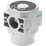 Festo Manual 2/2 Closed, Monostable Pneumatic Manual Control Valve HEL Series, G 3/8, 3/8in, 170690