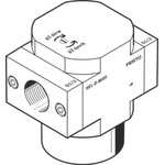 Festo 2/2 Closed, Monostable Pneumatic Manual Control Valve HEL Series, G 1/2, 1/2, 165080