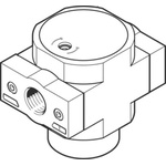Festo 2/2 Closed, Monostable Pneumatic Manual Control Valve HEL Series, 1, 165083