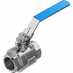 Festo Rod Lever 2/2 Pneumatic Manual Control Valve VZBE Series, 1/2, 4745221
