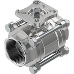 Festo Rod Lever 3/2 Pneumatic Manual Control Valve VZBE Series, 2, 4809122