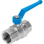 Festo Rod Lever 2/2 Pneumatic Manual Control Valve VZBM Series, 1/2, 4405686