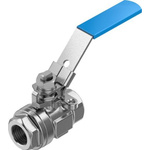 Festo Rod Lever 2/2 Pneumatic Manual Control Valve VZBE Series, 1/2, 4745216