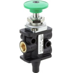 Norgren Button 3/2 Mechanical Valve 304 Series, G 1/8, 1/8, III B