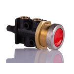 Norgren Button 3/2 Mechanical Valve 304 Series, G 1/8, 1/8, III B