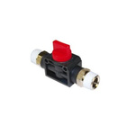Norgren Shunt off valve Pneumatic Manual Control Valve Pneufit C Series, 1/4